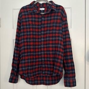 Gap Standard Fit Plaid Men’s Button Down Shirt